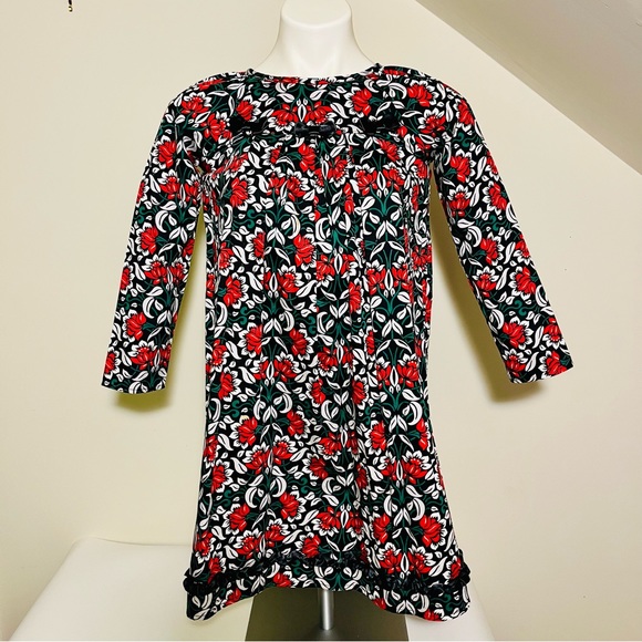 Hanna Andersson Print Long Sleeve Dress - Picture 1 of 11